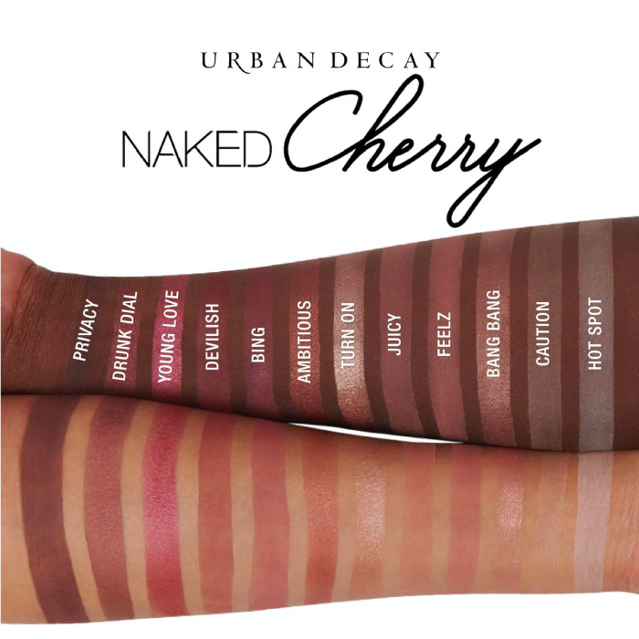 Naked Urban Decay Cherry Eyeshadow Palette The Beauty Spot