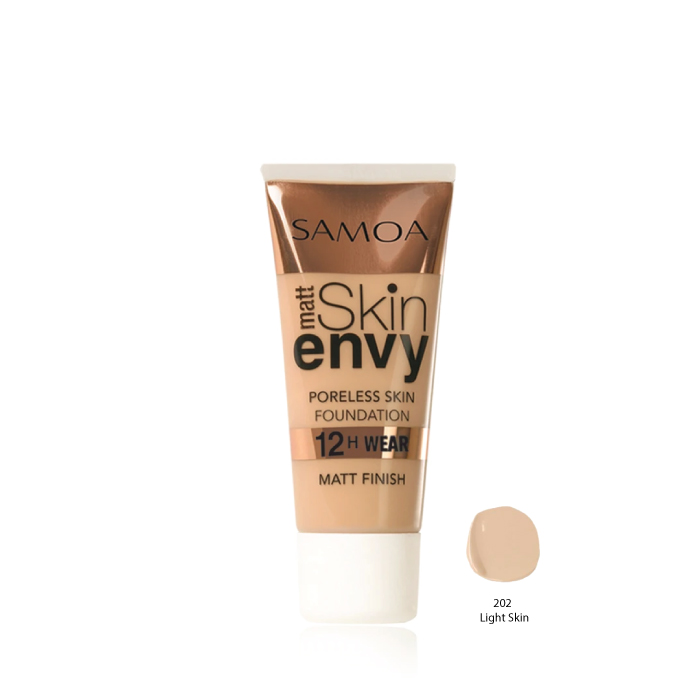 SAMOA SKIN ENVY MATTE PORELESS SKIN 12H WEAR FOUNDATION