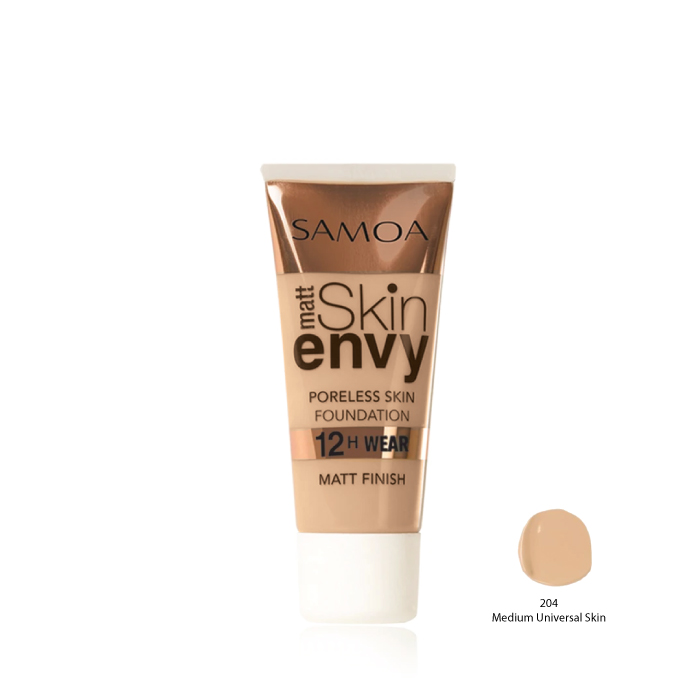 SAMOA SKIN ENVY MATTE PORELESS SKIN 12H WEAR FOUNDATION