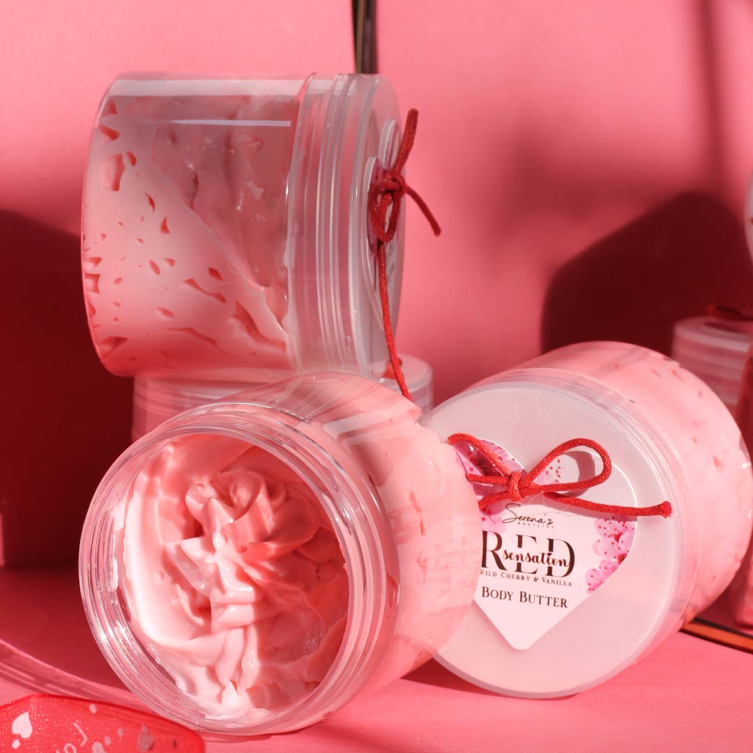 SERENA'S BODYLINE RED SENSATION WHIPPED BODY BUTTER-150MG