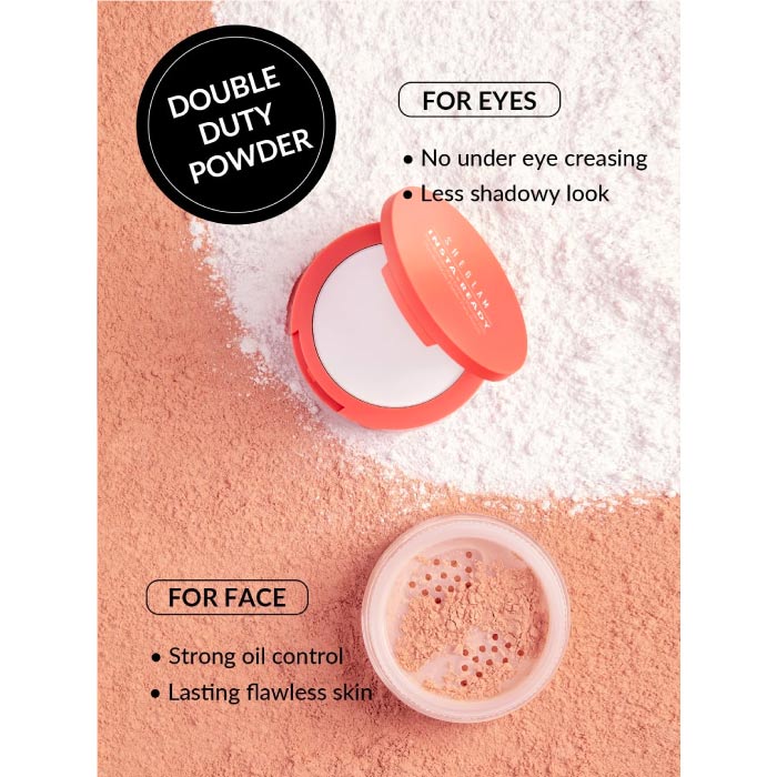 SHEGLAM INSTA-READY FACE & UNDER EYE SETTING POWDER DUO