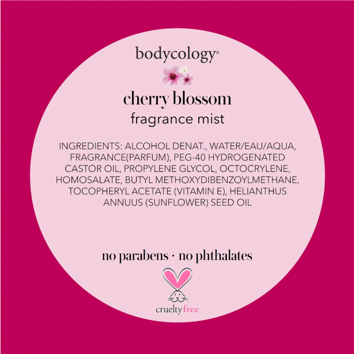 BODYCOLOGY CHERRY BLOSSOM FRAGRANCE MIST