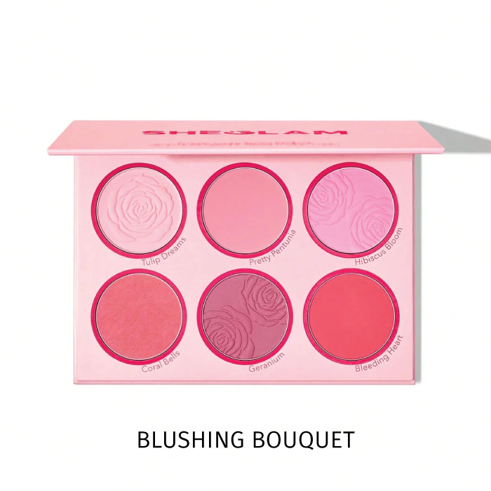 SHEGLAM FLORAL FLUSH BLUSH PALETTE BLUSHING BOUQUET