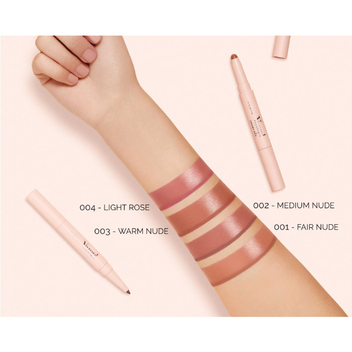 PUPA MILANO CREAMY DUO CONTOURING LIP PENCIL & SHINY LIPSTICK