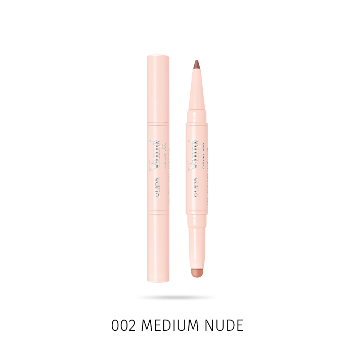 PUPA MILANO CREAMY DUO CONTOURING LIP PENCIL & SHINY LIPSTICK