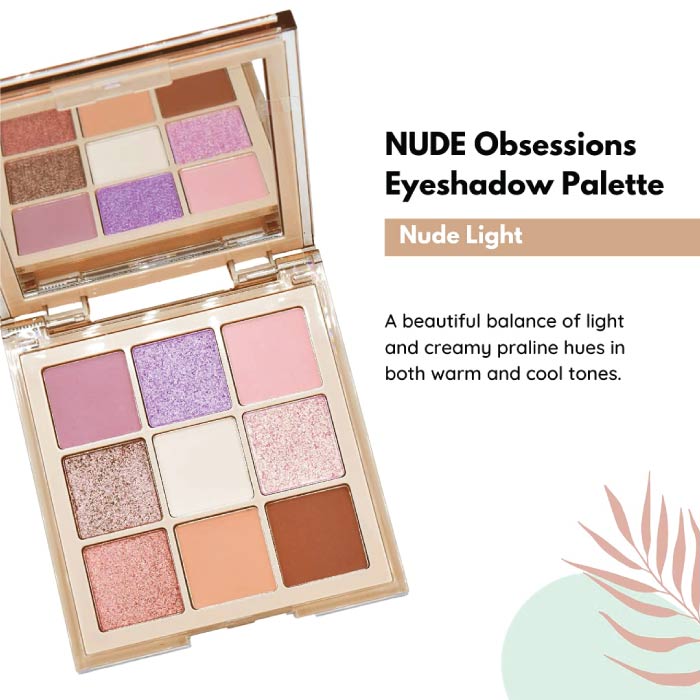 HUDA BEAUTY NUDE OBSESSIONS EYESHADOW PALETTE - LIGHT