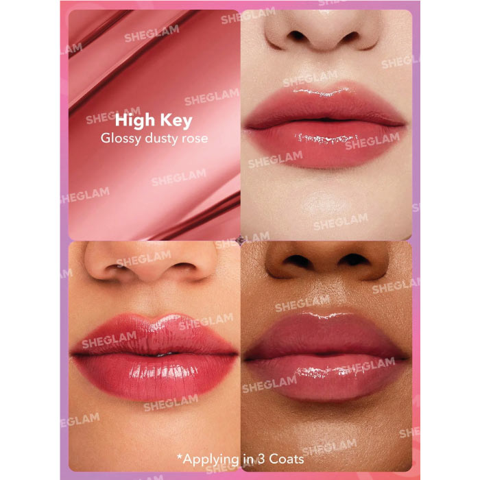 SHEGLAM MIRROR KISS HIGH-SHINE LIPSTICK