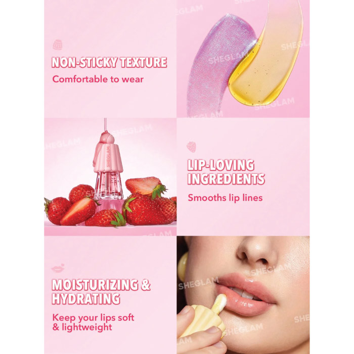 SHEGLAM JELLY WOW HYDRATING LIP OIL (NEW PACKAGING)