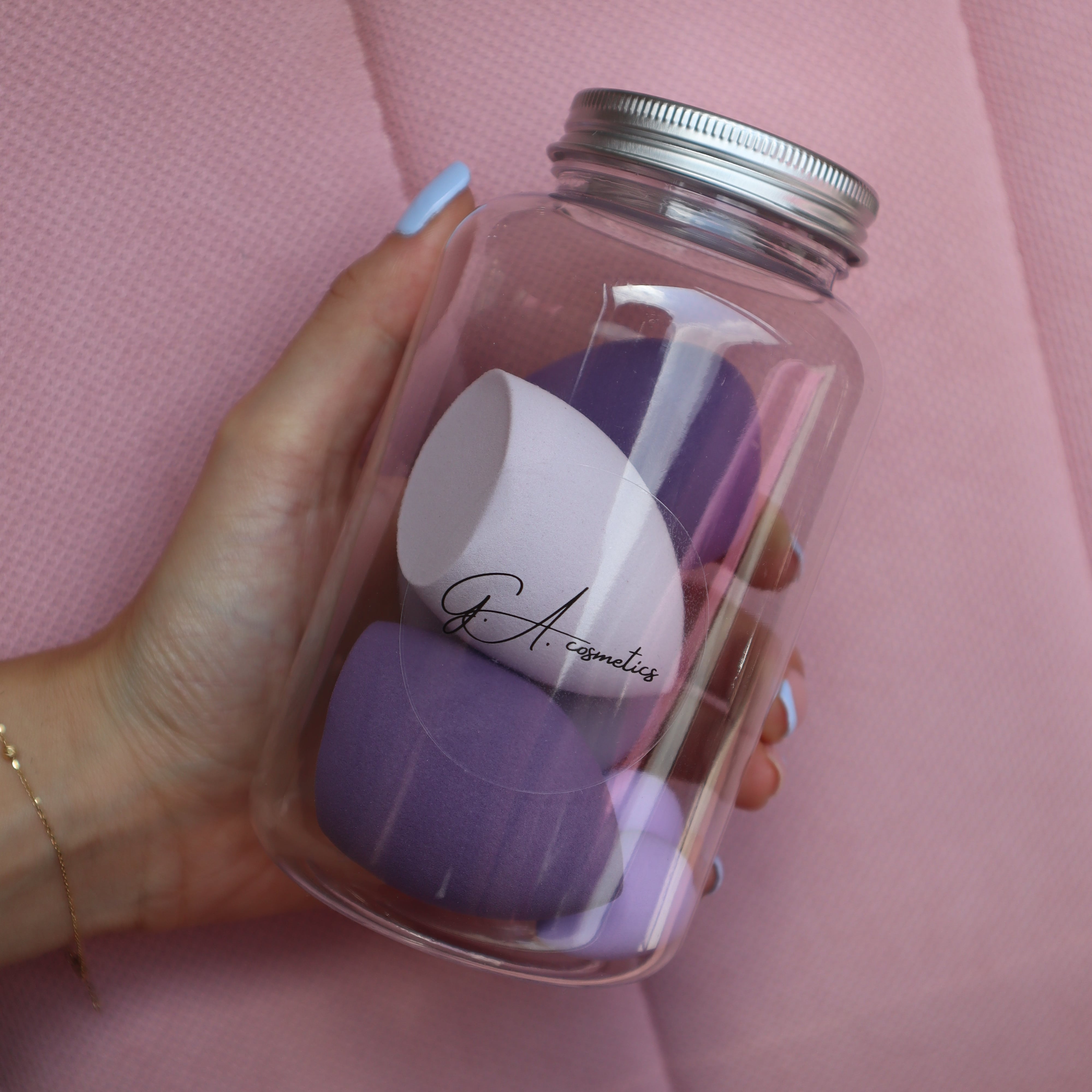 BEAUTY BLENDERS PURPLE JAR - G.A.COSMETICS