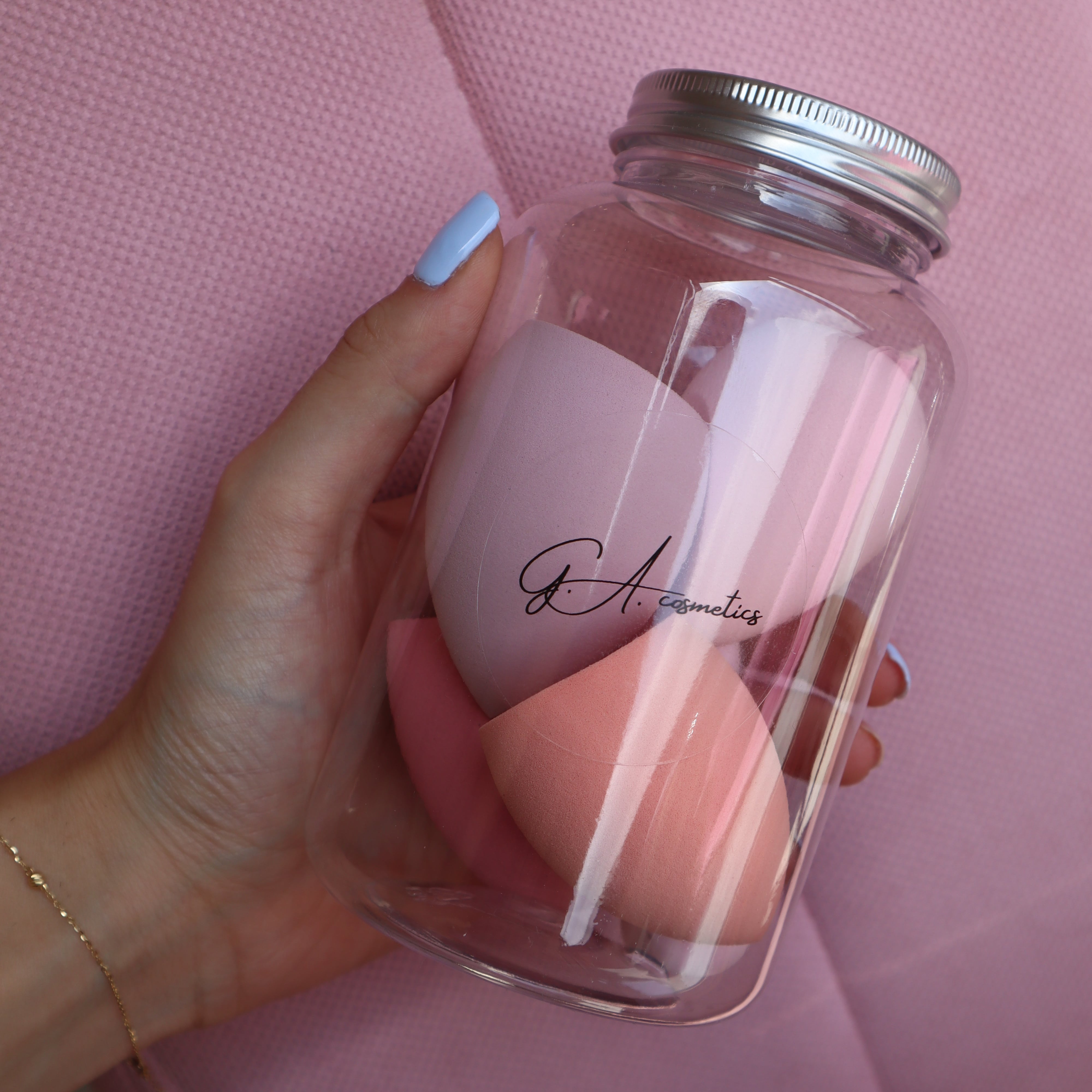 BEAUTY BLENDERS PINK JAR - G.A.COSMETICS