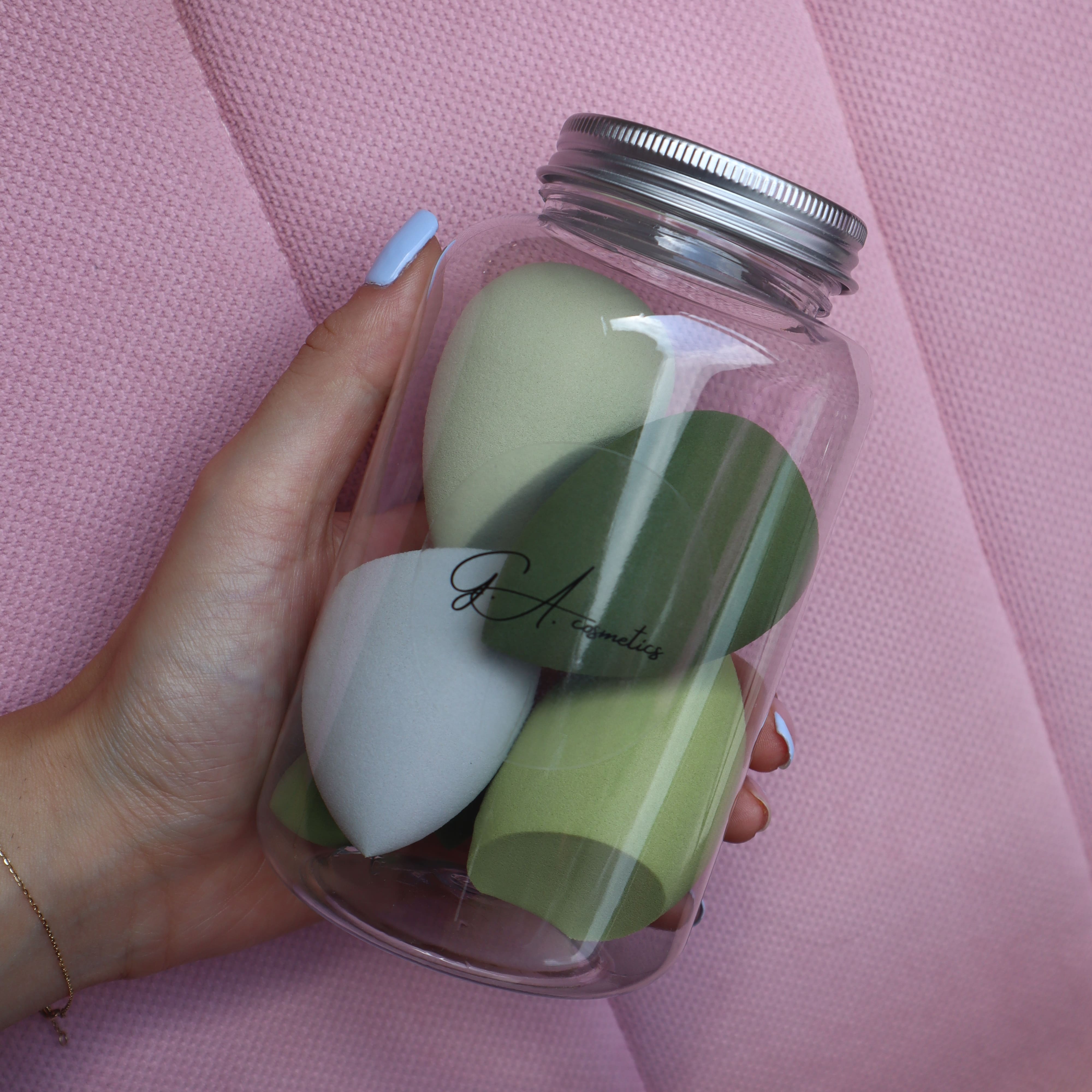 BEAUTY BLENDERS GREEN JAR - G.A.COSMETICS