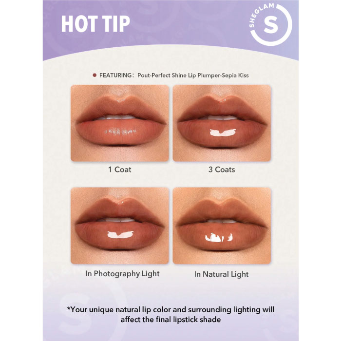 SHEGLAM POUT PERFECT SHINE LIP PLUMPER