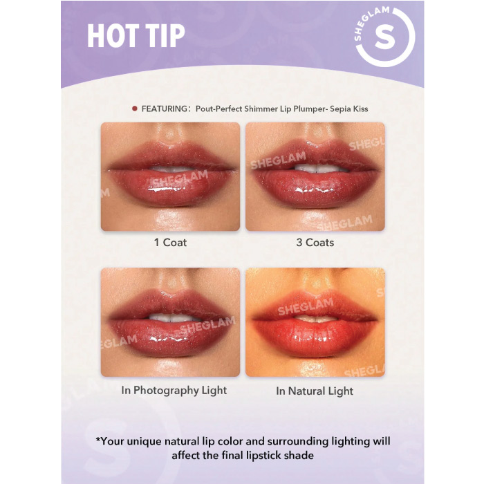 SHEGLAM POUT-PERFECT SHIMMER LIP PLUMPER