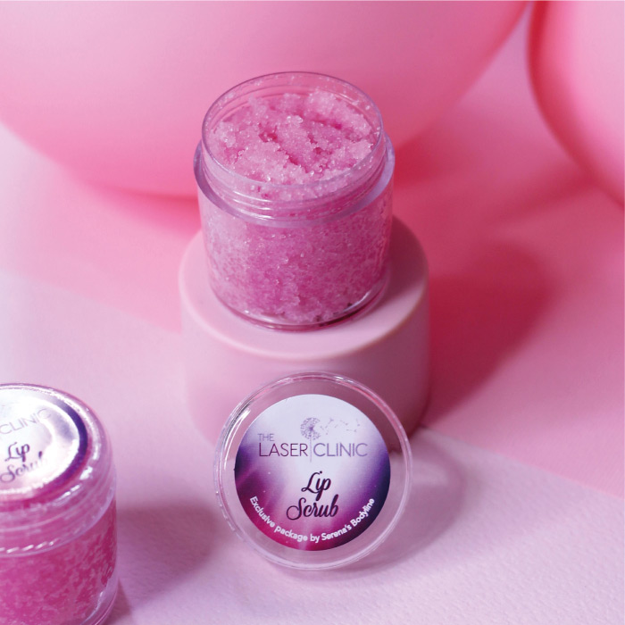 SERENA'S BODYLINE SKIN POLISH LIP SCRUB + LIP BALM