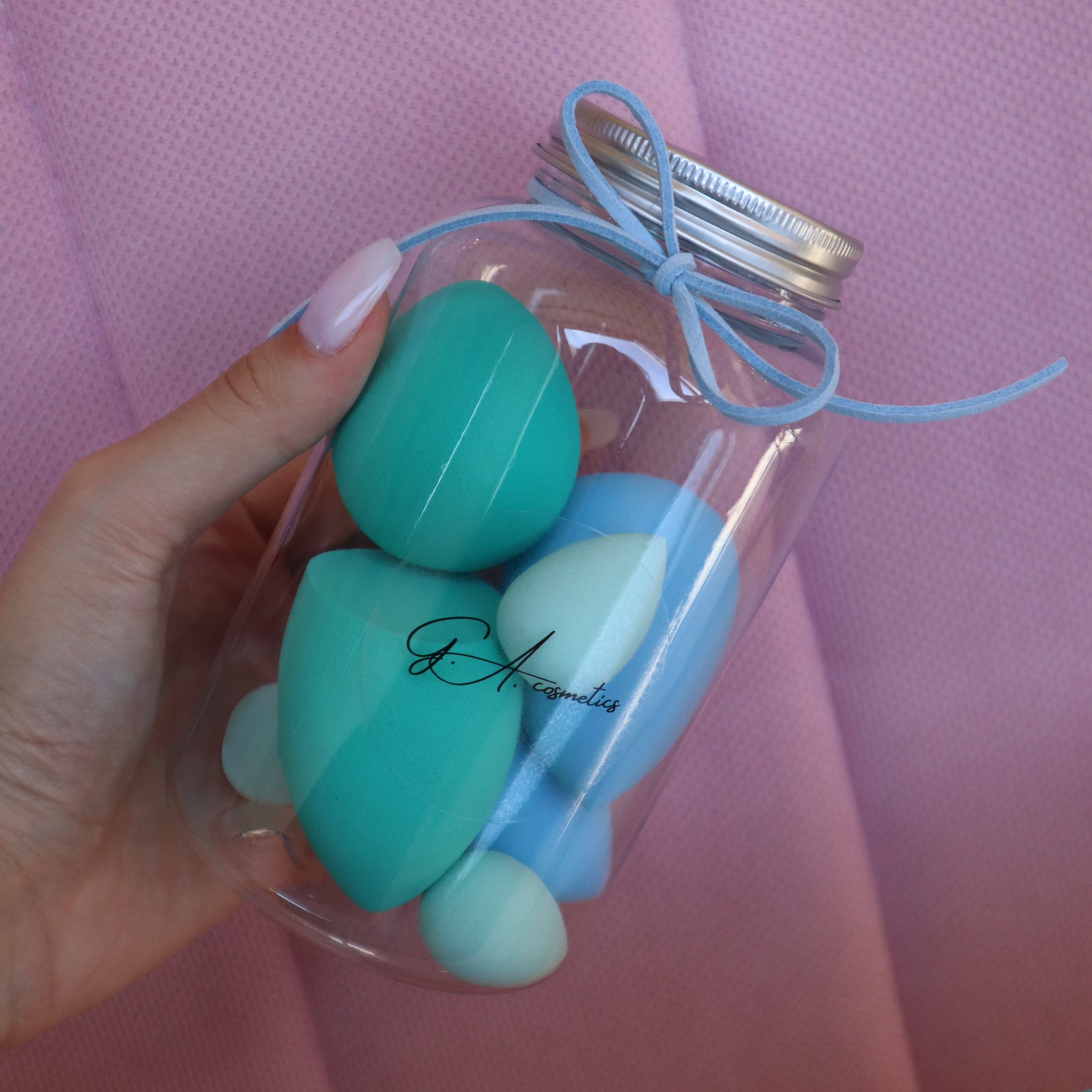 BEAUTY BLENDERS BLUE JAR - G.A.COSMETICS