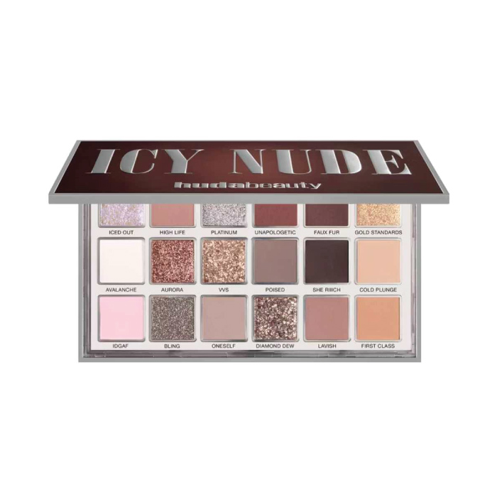 HUDA BEAUTY ICY NUDE EYESHADOW PALETTE