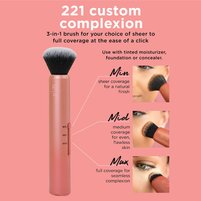 CUSTOM COMPLEXION FOUNDATION 3-IN-1 BRUSH