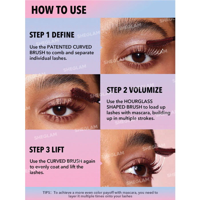 SHEGLAM ALL-IN-ONE VOLUME & LENGTH MASCARA