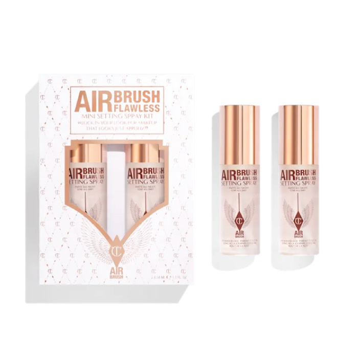 CHARLOTTE TILBURY AIR BRUSH FLAWLESS MINI SETTING SPRAY KIT