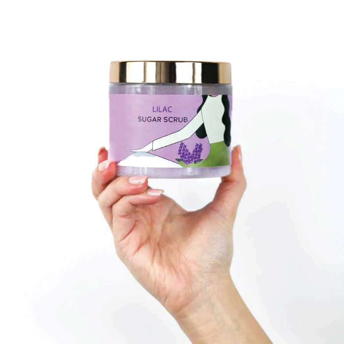 KHAN EL KASER LILAC SUGAR SCRUB 500G