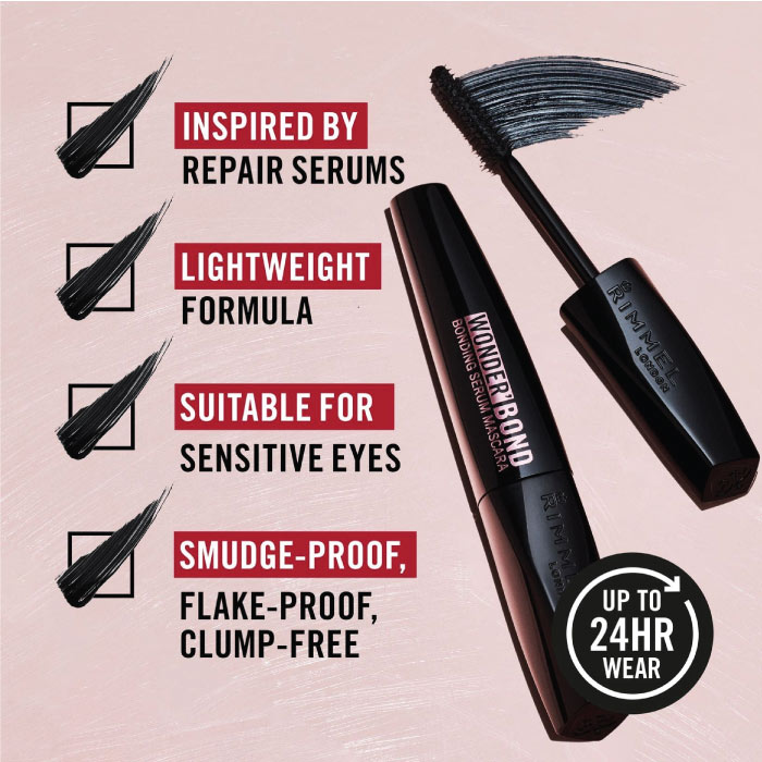 RIMMEL WONDER' BOND MASCARA 001 BLACK