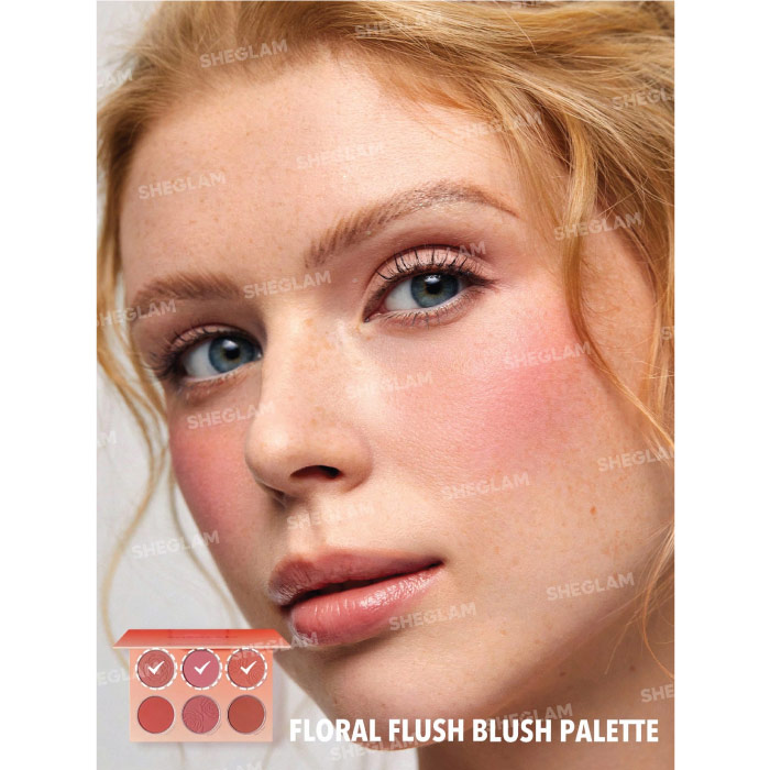 SHEGLAM FLORAL FLUSH BLUSH PALETTE MULTICOLOR