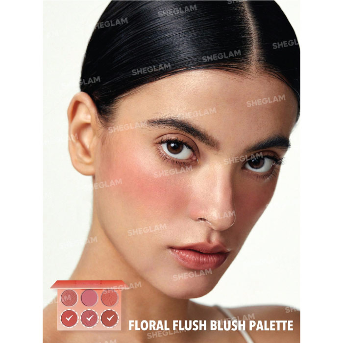 SHEGLAM FLORAL FLUSH BLUSH PALETTE MULTICOLOR