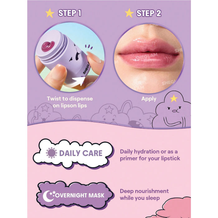 ADVENTURE TIME| SHEGLAM OH MY GLOB TINTED LIP MASK