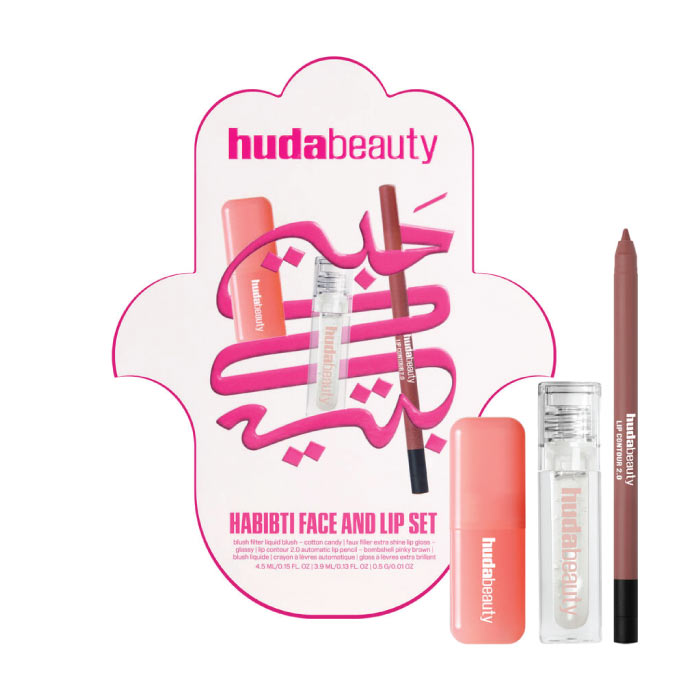 HUDA BEAUTY HABIBTI FACE AND LIP SET