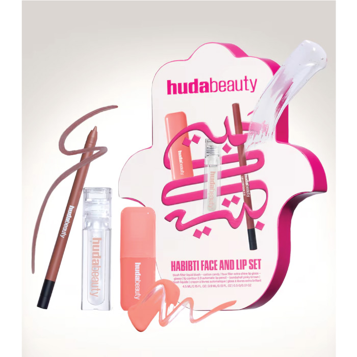 HUDA BEAUTY HABIBTI FACE AND LIP SET