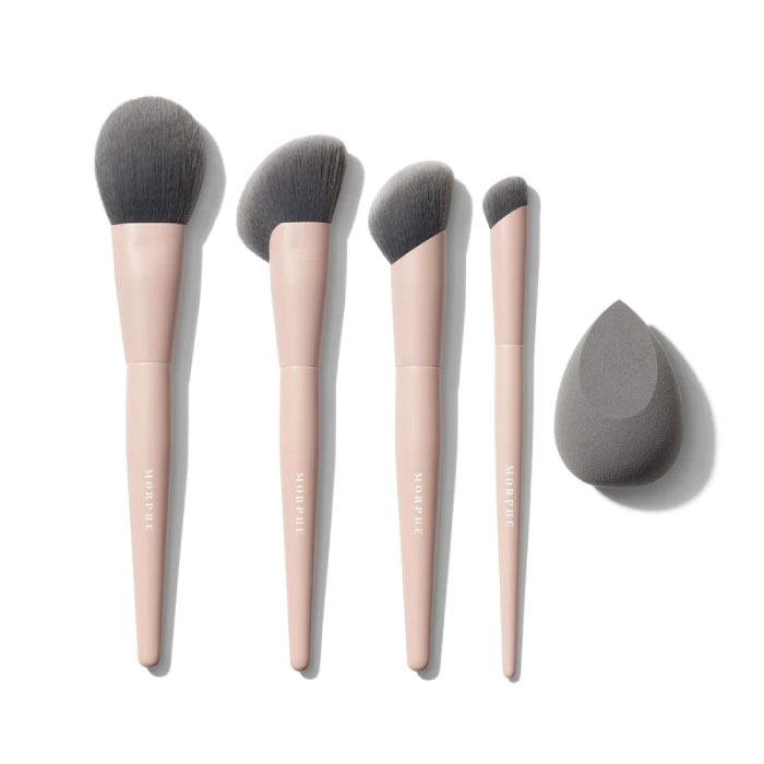 MORPHE FACE SHAPING ESSENTIALS BAMBOO & CHARCOAL INFUSED FACE BRUSH SET
