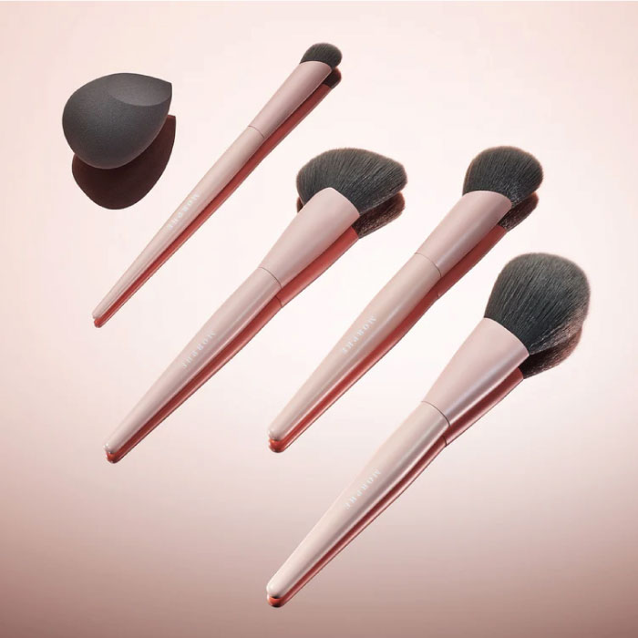 MORPHE FACE SHAPING ESSENTIALS BAMBOO & CHARCOAL INFUSED FACE BRUSH SET