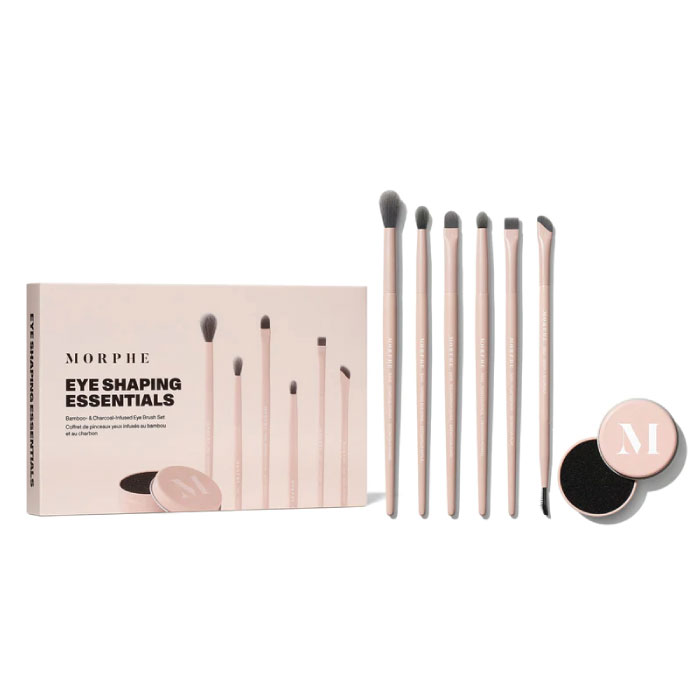 MORPHE EYE SHAPING ESSENTIALS BAMBOO & CHARCOAL INFUSED BRUSH SET
