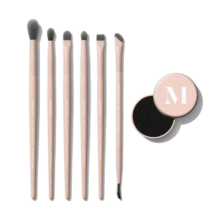 MORPHE EYE SHAPING ESSENTIALS BAMBOO & CHARCOAL INFUSED BRUSH SET