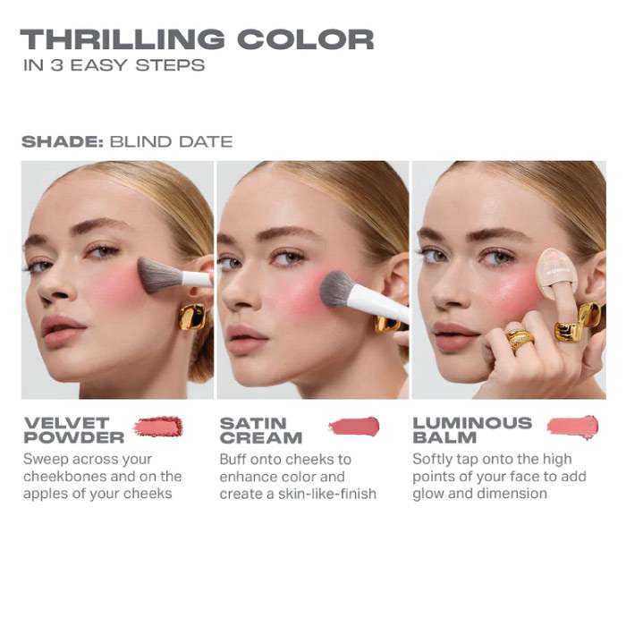 MORPHE CHEEK THRILLS MULTI FINISH FACE TRIO