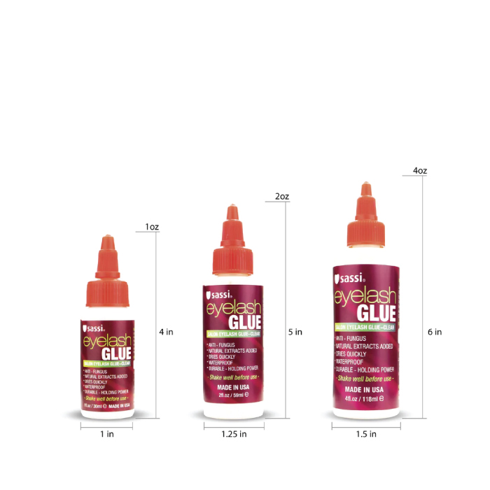 SASSI CLEAR EYELASH GLUE