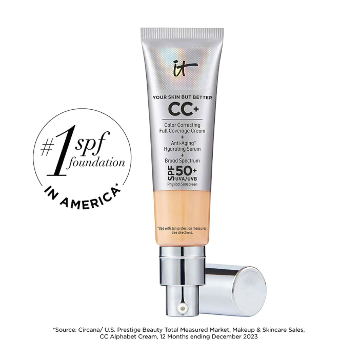 IT COSMETICS CC+ Cream Full-Coverage Foundation with SPF 50+ 32ML
