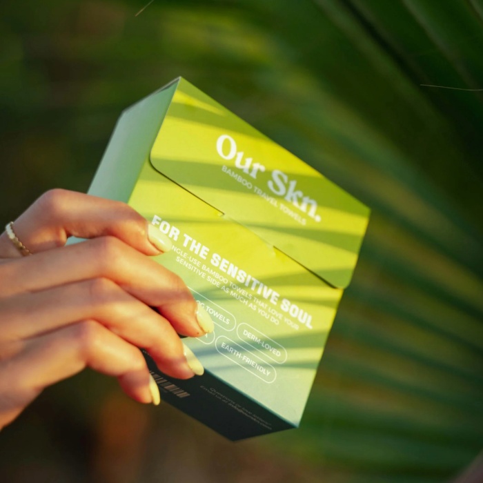 OUR SKN BAMBOO TRAVEL TOWELS