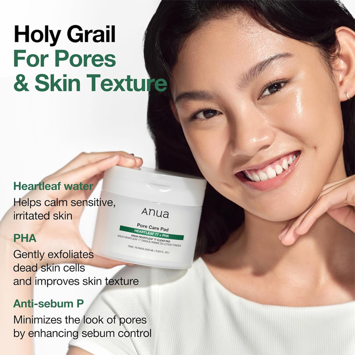 ANUA HEARTLEAF 77% TONER PAD