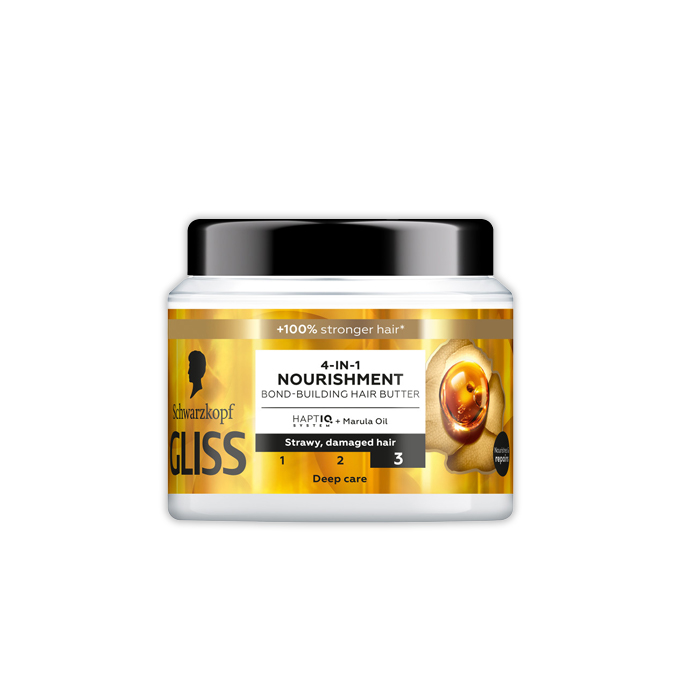 SCHWARZKOPF GLISS MASK 4-IN-1 NOURISHMENT OIL NUTRITIVE 400ML
