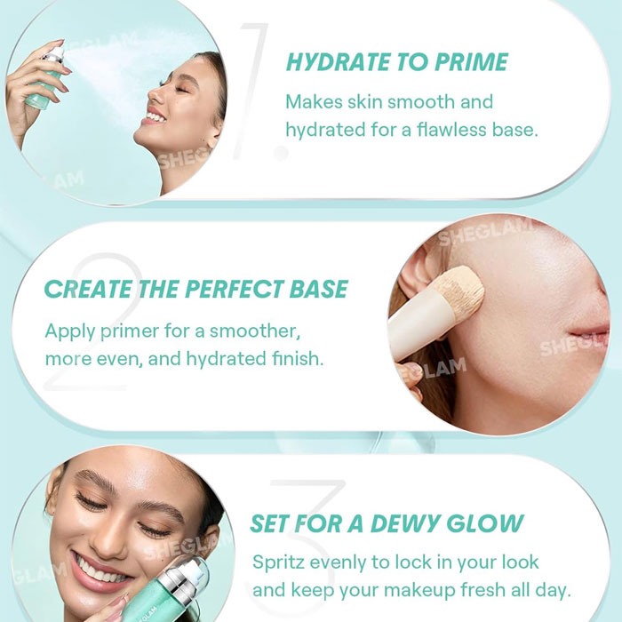 SHEGLAM GOOD GRIP HYDRATING PRIMER & SET SPRAY