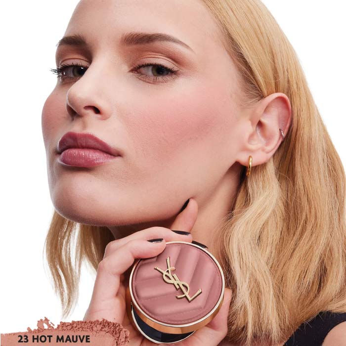 YVES SAINT LAURENT MAKE ME BLUSH 24H BUILDABLE BLURRING POWDER BLUSH