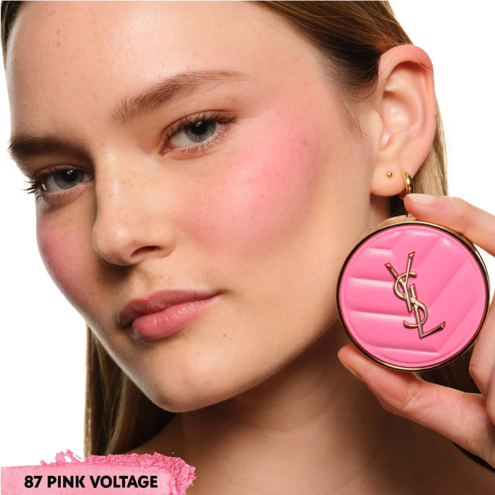 YVES SAINT LAURENT MAKE ME BLUSH 24H BUILDABLE BLURRING POWDER BLUSH