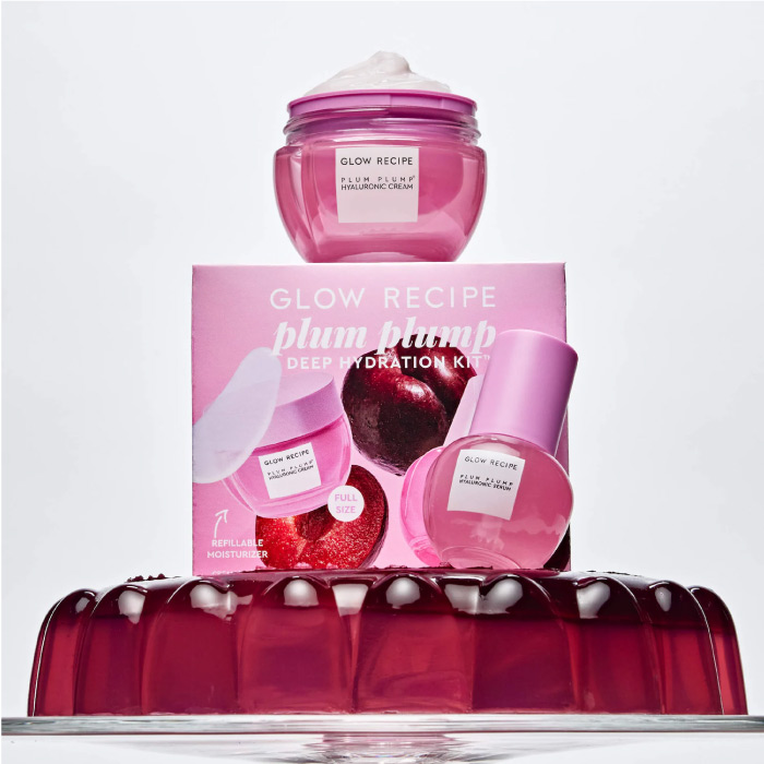 GLOW RECIPE PLUM PLUMP DEEP HYDRATION SKINCARE GIFT SET