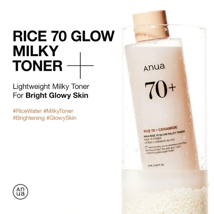 ANUA RICA 70 GLOW MILKY TONER 250ML