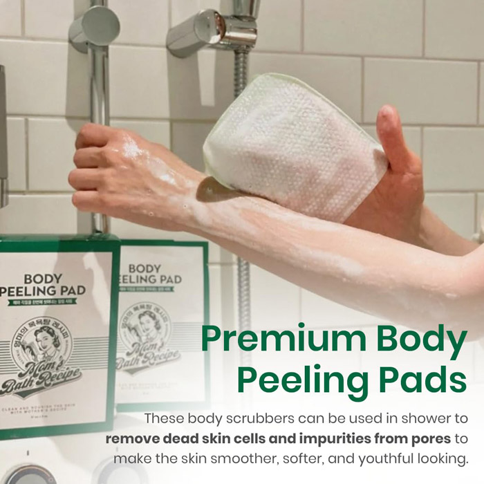 MOM'S BATH RECIPE BODY PEELING PAD- ORIGINAL CARE