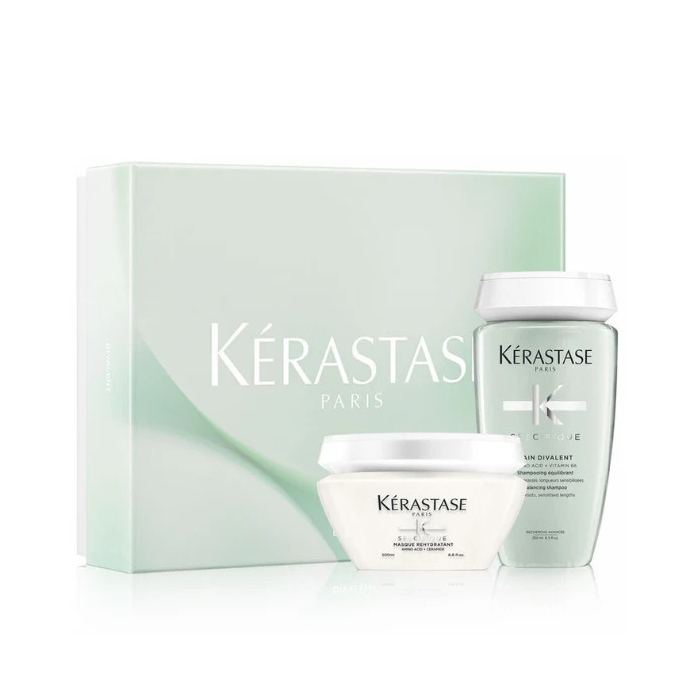 KERASTASE PARIS DIVALENT YOUR RITUAL FOR OILY ROOTS AND SENSITIZED LENGTHS