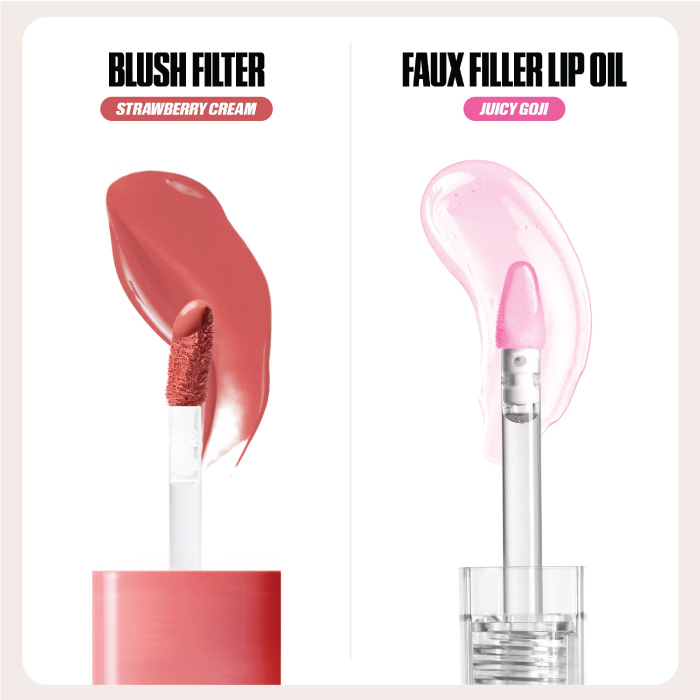 HUDA BEAUTY CHEEK & LIP DUO BERRIES AND CREAM