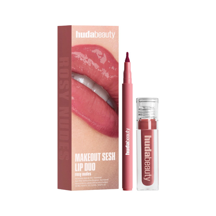 HUDA BEAUTY MAKEOUT SESH LIP DUO