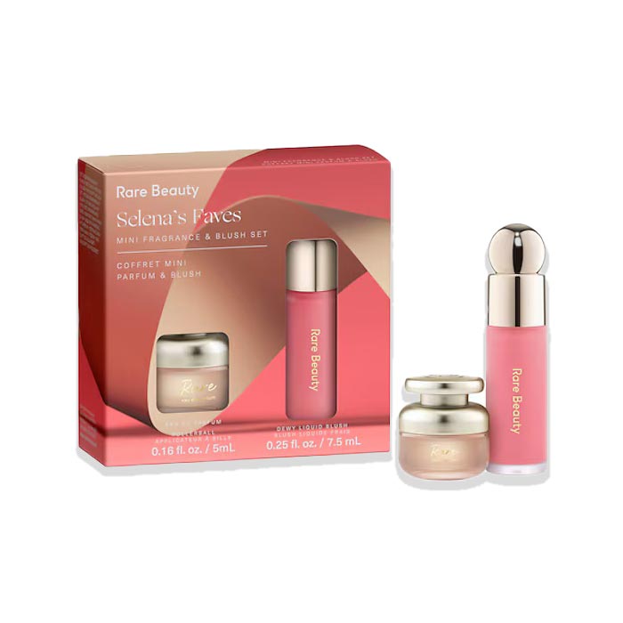 RARE BEAUTY SELENA'S FAVES MINI FRAGRANCE & BLUSH SET